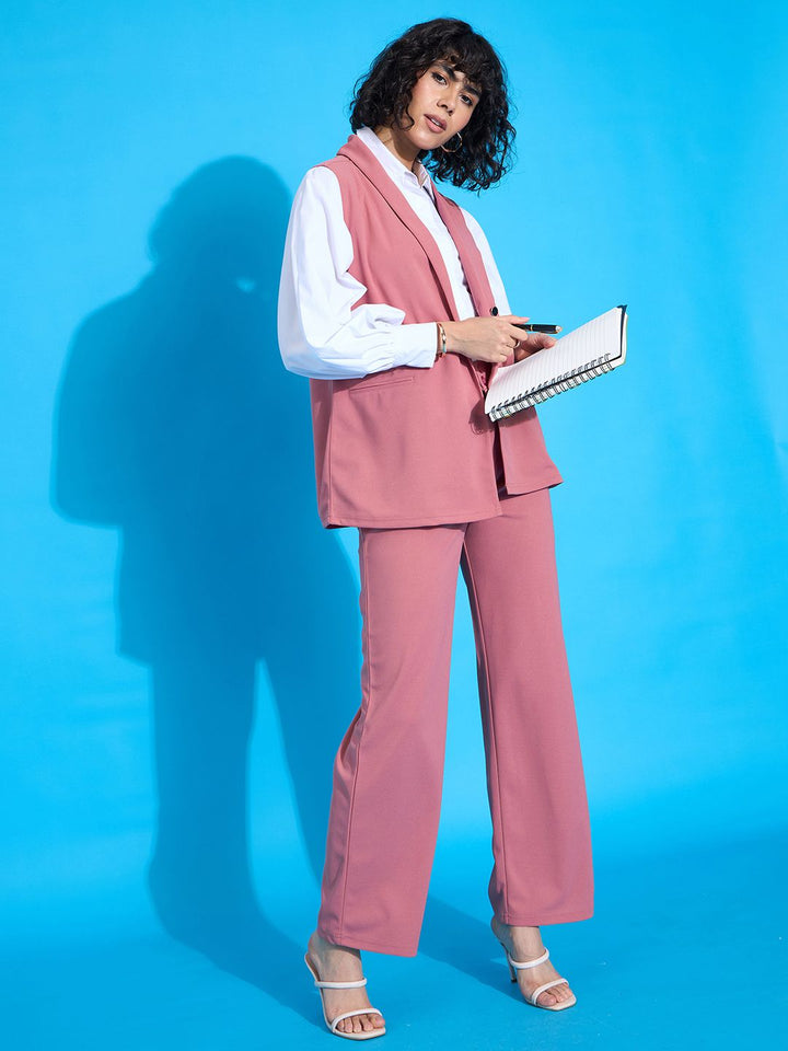 SASSAFRAS worklyf Women Mid Rise Straight Fit Regular Trouser