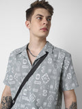 VASTRADO Men Classic Opaque Printed Casual Shirt