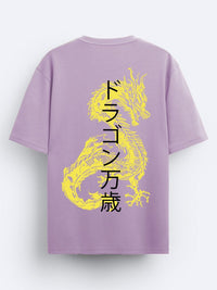 ADRO Men Typography Printed V-Neck Extended Sleeves Raw Edge T-shirt