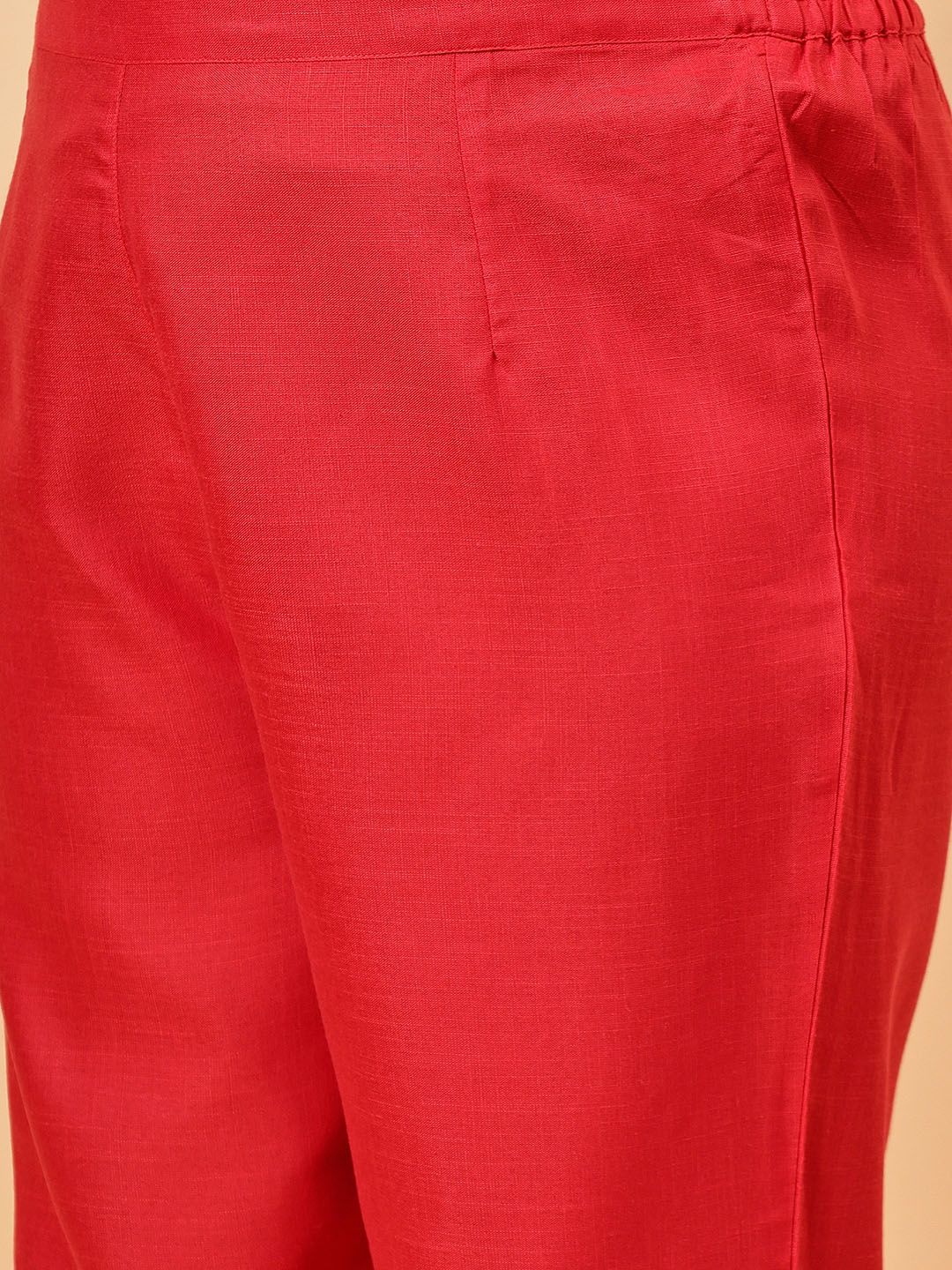 Bani Embroidered Round-Neck Tunic With Flared Trousers Co-Ords