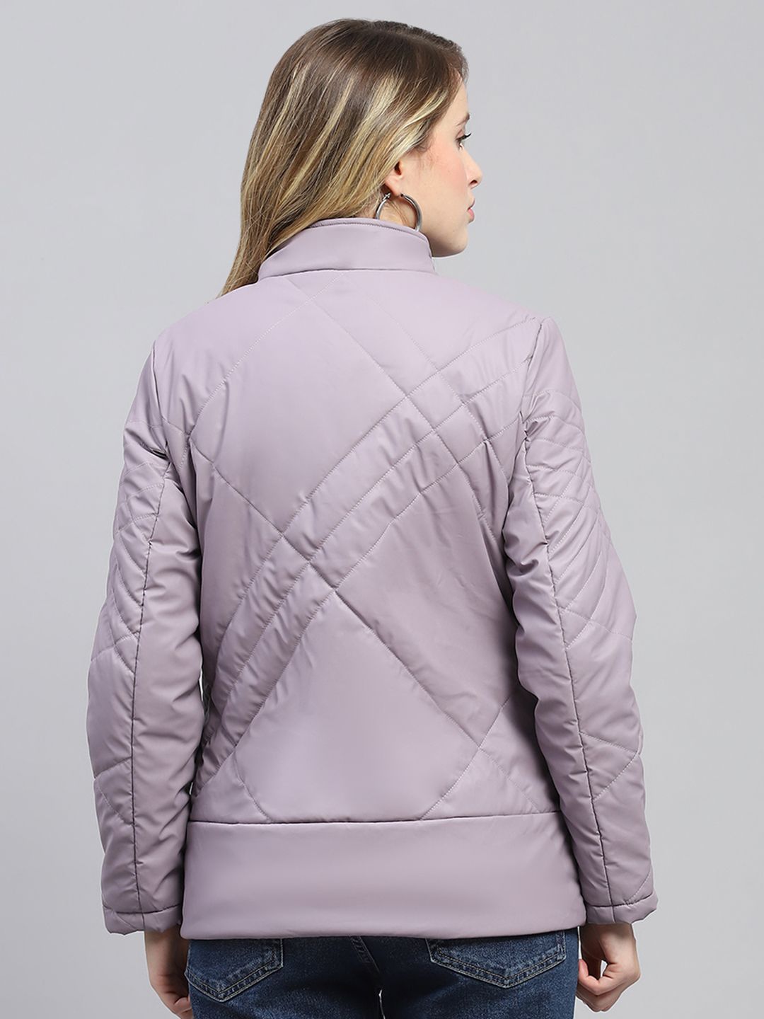 Monte Carlo Stand Collar Quilted Jacket
