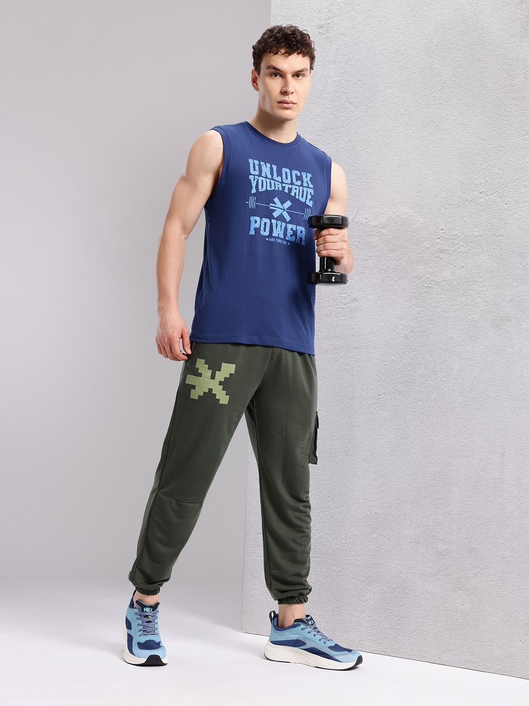 HRX by Hrithik Roshan Typography Printed Regular Fit Training T-shirt
