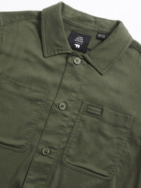THE BEAR HOUSE 
Men Checked Regular Fit Poly Lycra Shacket