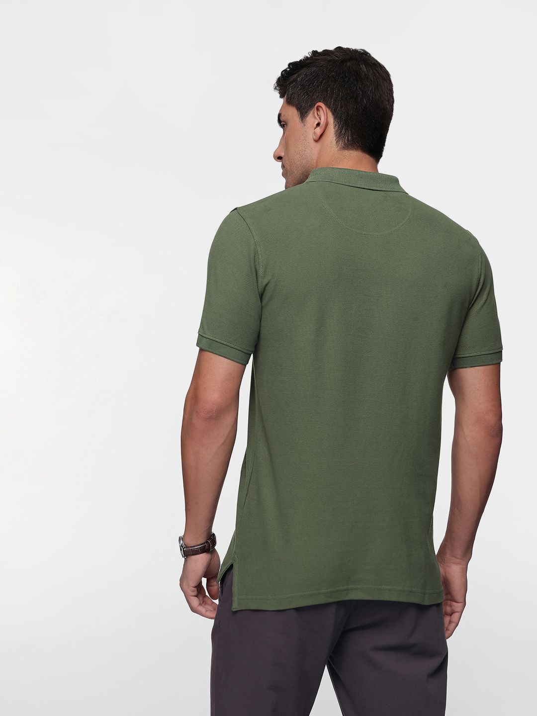 French Connection Polo Collar Pure Cotton T-shirt