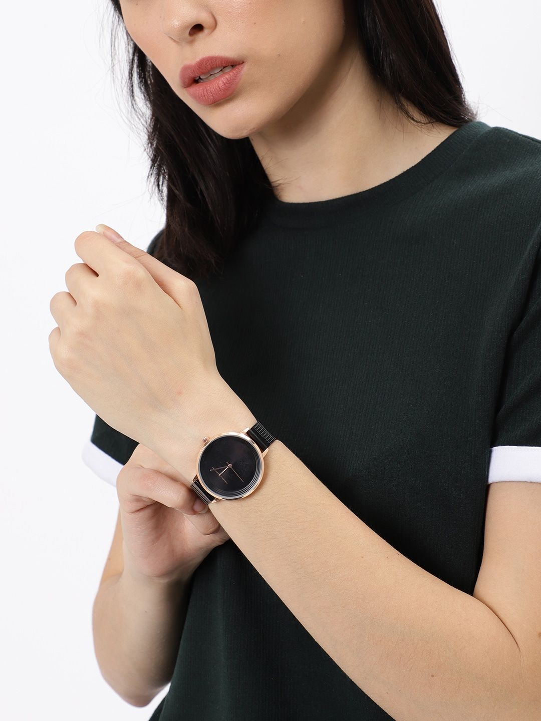 French Connection Women Black Analogue Watch FCN0001D