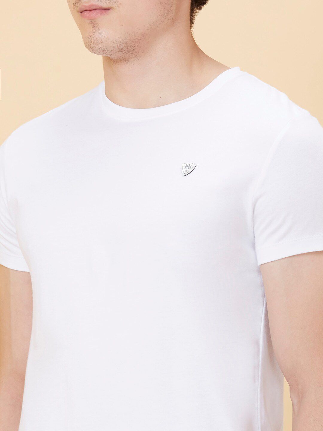 Being Human Cotton Round Neck Short Sleeves Pockets Casual T-shirt