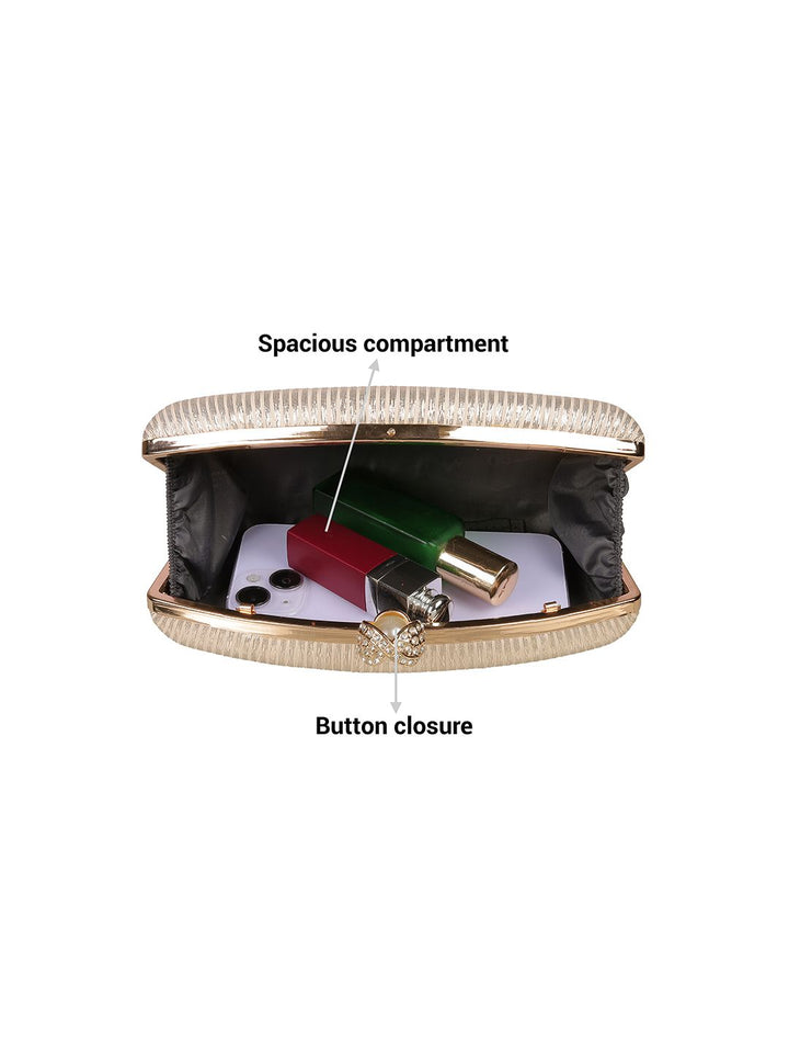 Metro Embellished Box Clutch