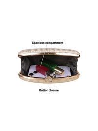 Metro Embellished Box Clutch