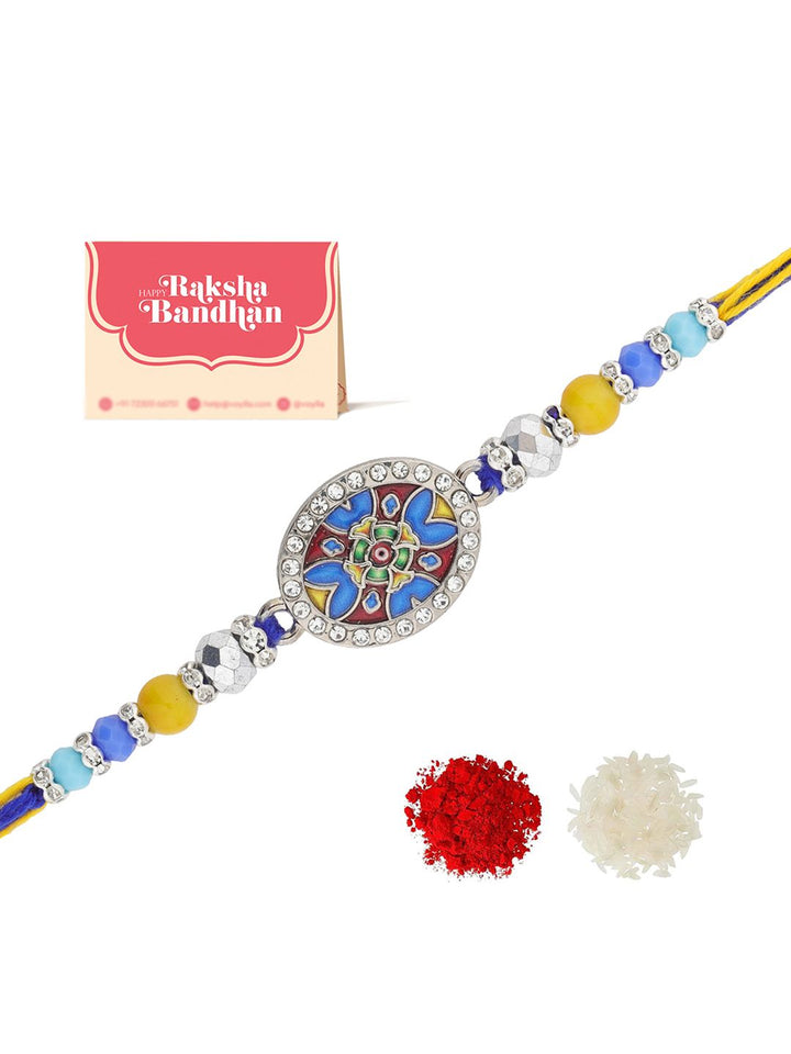 Voylla Artisan Enamel Pereka Benang Rakhi