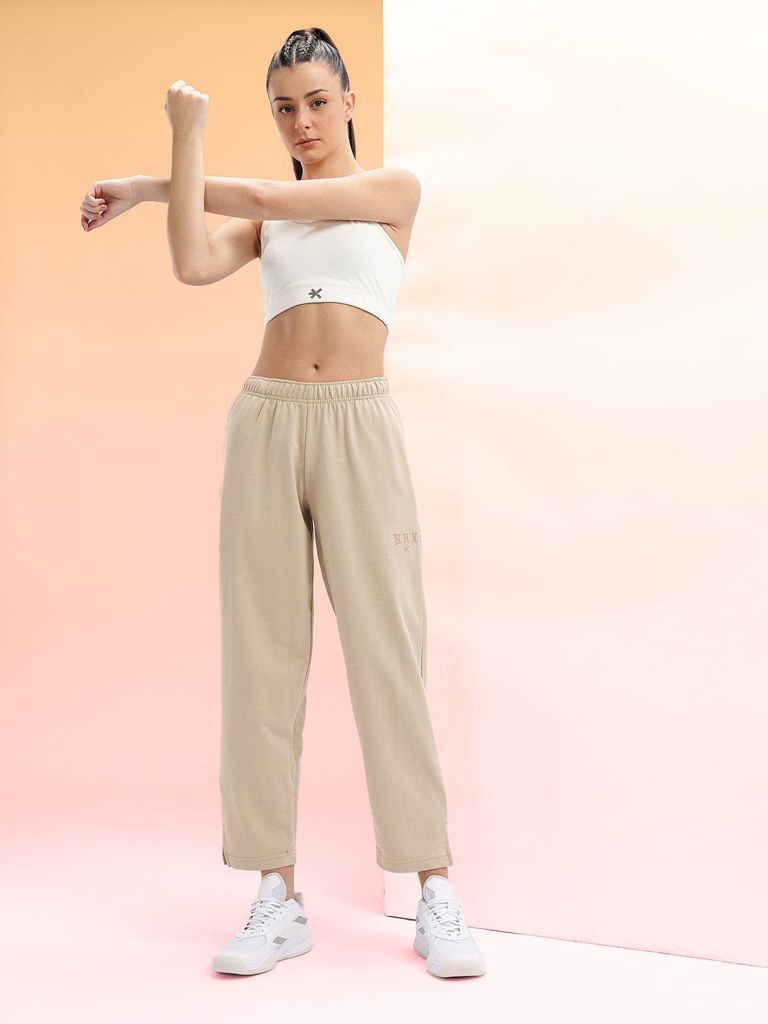 HRX by Hrithik Roshan Women Cropped Training Track Pants