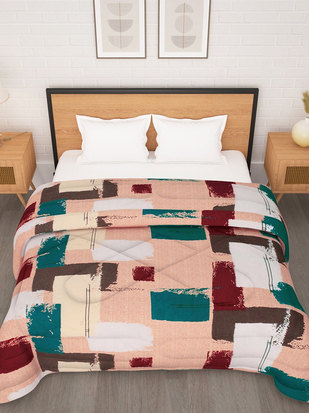 Story@home Printed 180 GSM Reversible Ac Room Double Bed Comforter