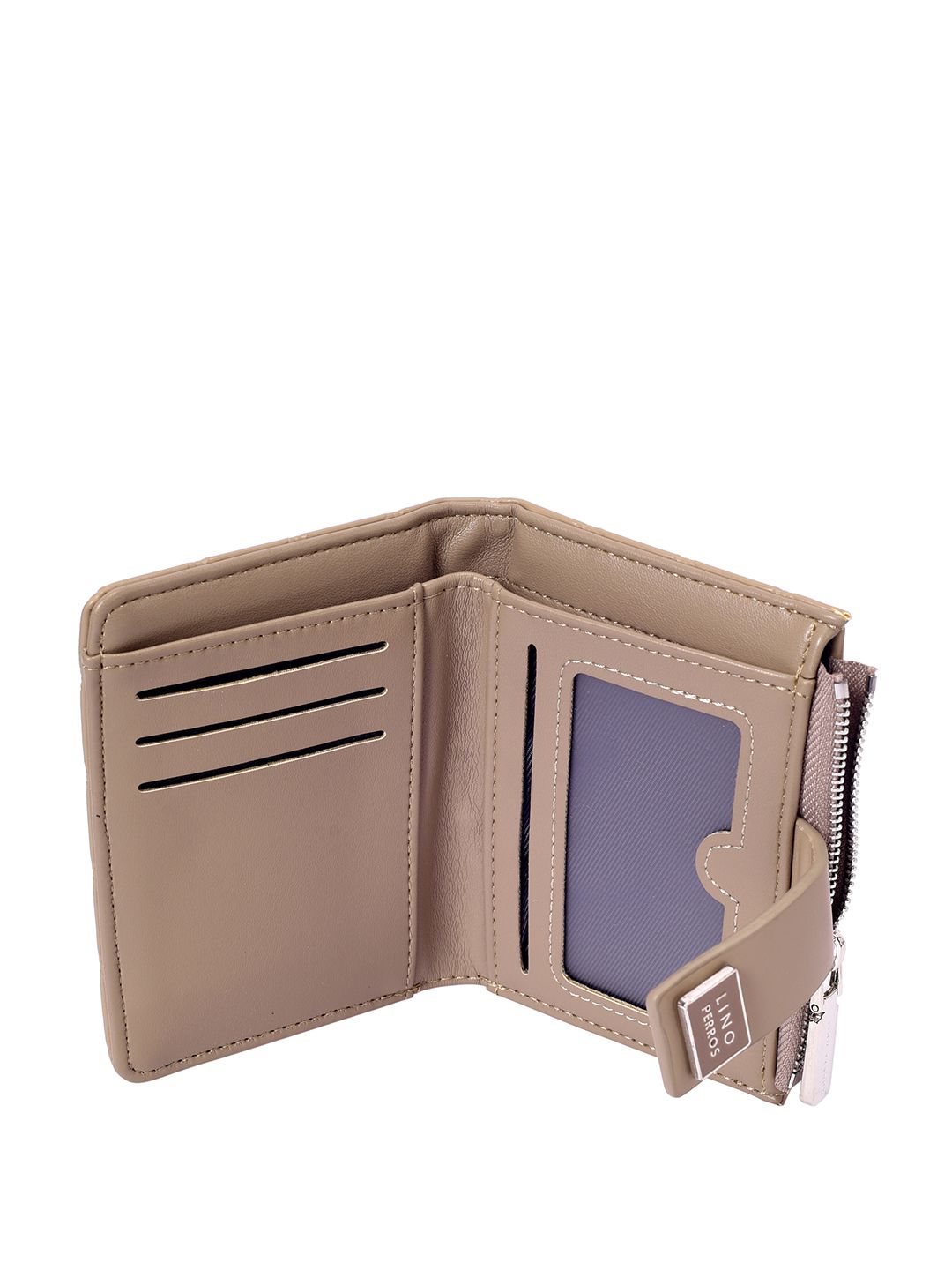 Lino Perros Women Geometric Textured Two Fold Wallet