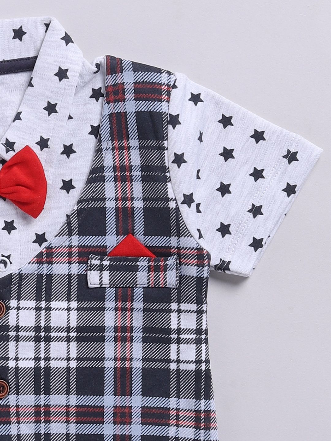 Moms Love Infant Boys Printed Pure Cotton Clothing Set