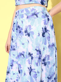 QUIERO Printed Top with Palazzos