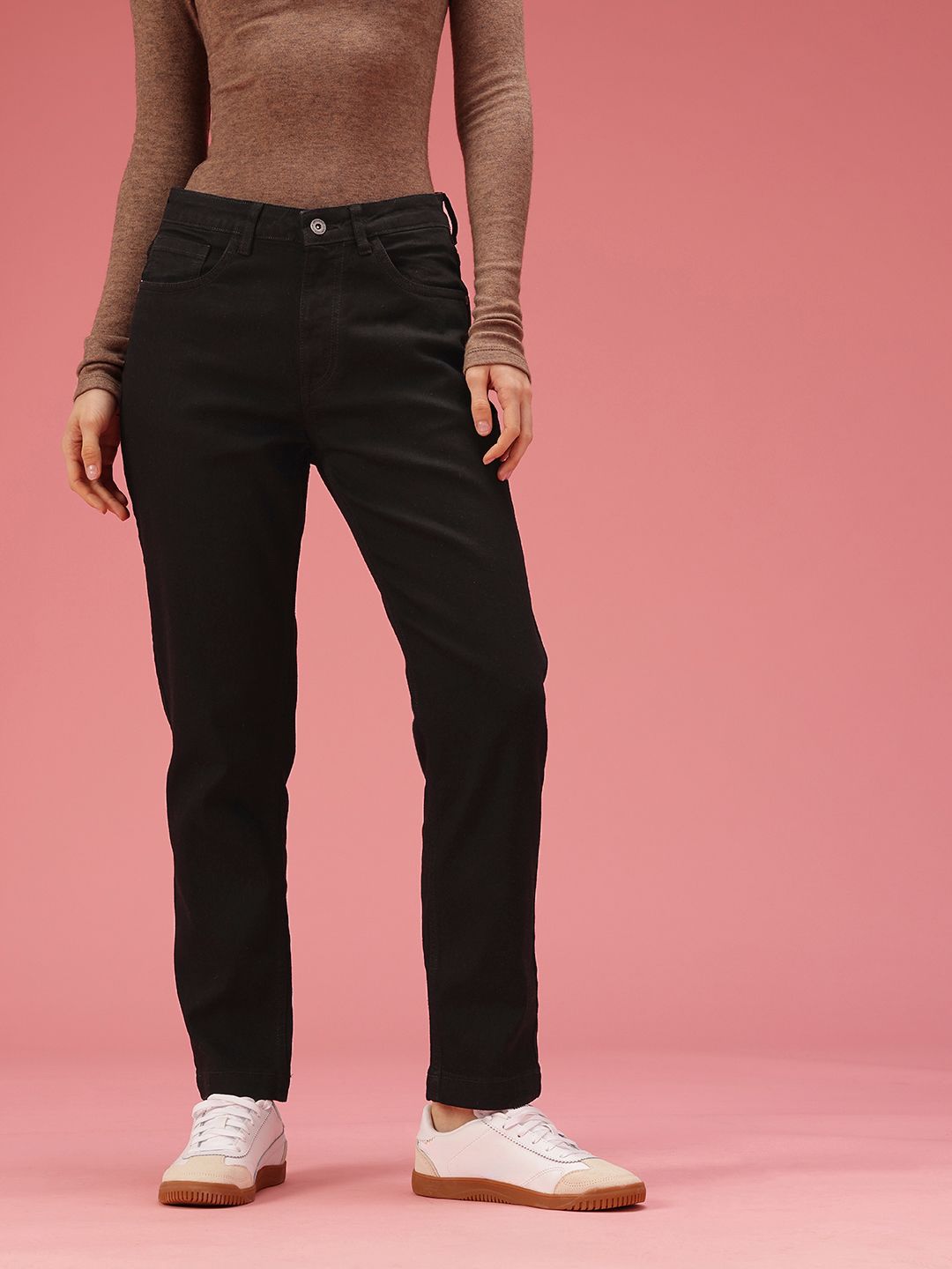 DressBerry Women Boyfriend Fit High-Rise Stretchable Jeans