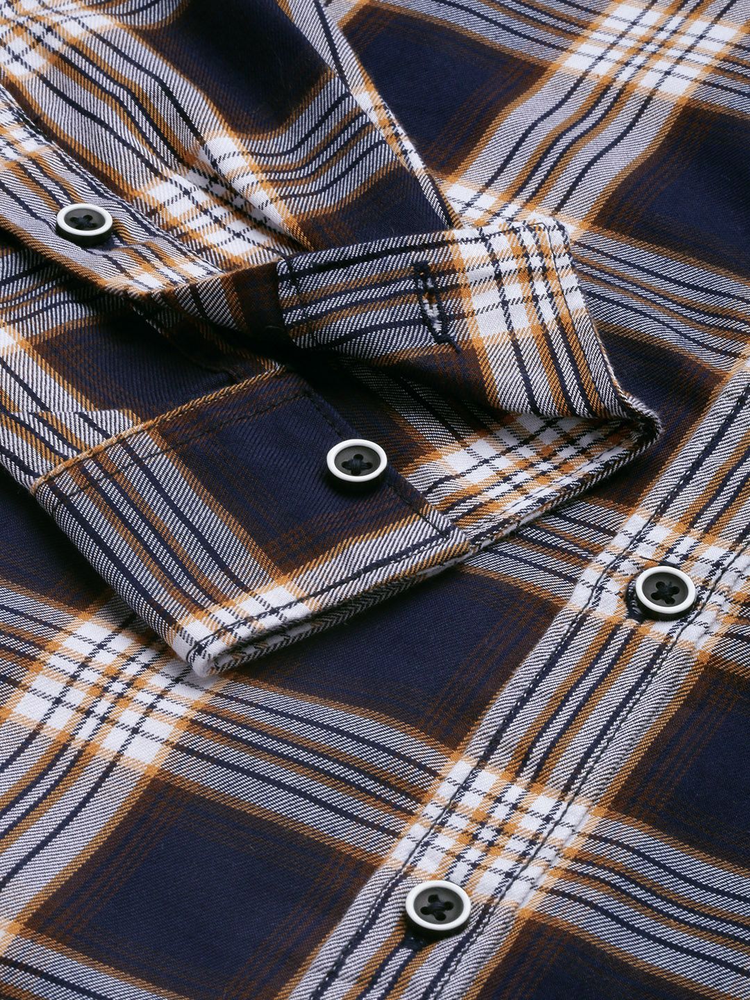 The Indian Garage Co Men Checked Casual Shirt