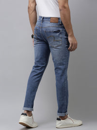 SPYKAR Men Super Skinny Fit Low-Rise Light Fade Stretchable Jeans