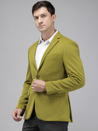 Park Avenue Self Design Single-Breasted Super Slim Fit Casual Blazer