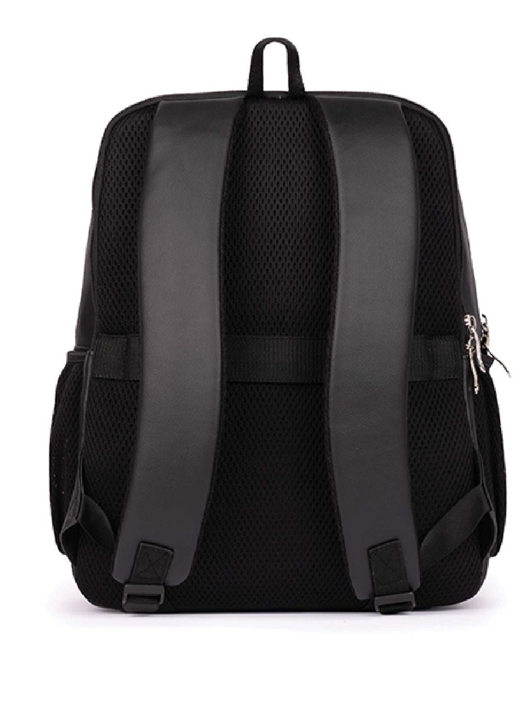 Zouk Women Ethnic Printed Vegan Leather Backpack dengan tali mampatan sehingga 16 inci