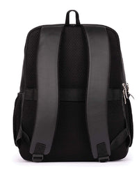 Zouk Women Ethnic Printed Vegan Leather Backpack dengan tali mampatan sehingga 16 inci