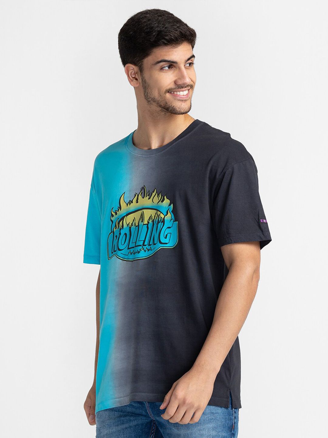 Being Human Typography Printed Round Neck T-shirt