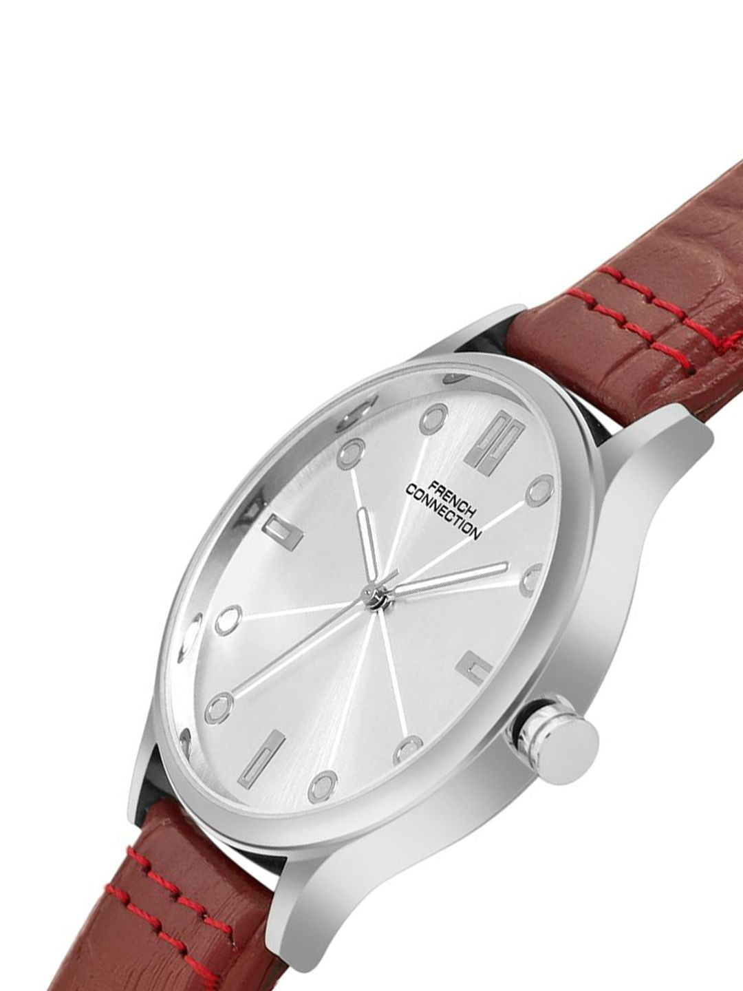 French Connection Men Dial & Around Straps Reset Time Analogue Watch FCN0148BRL