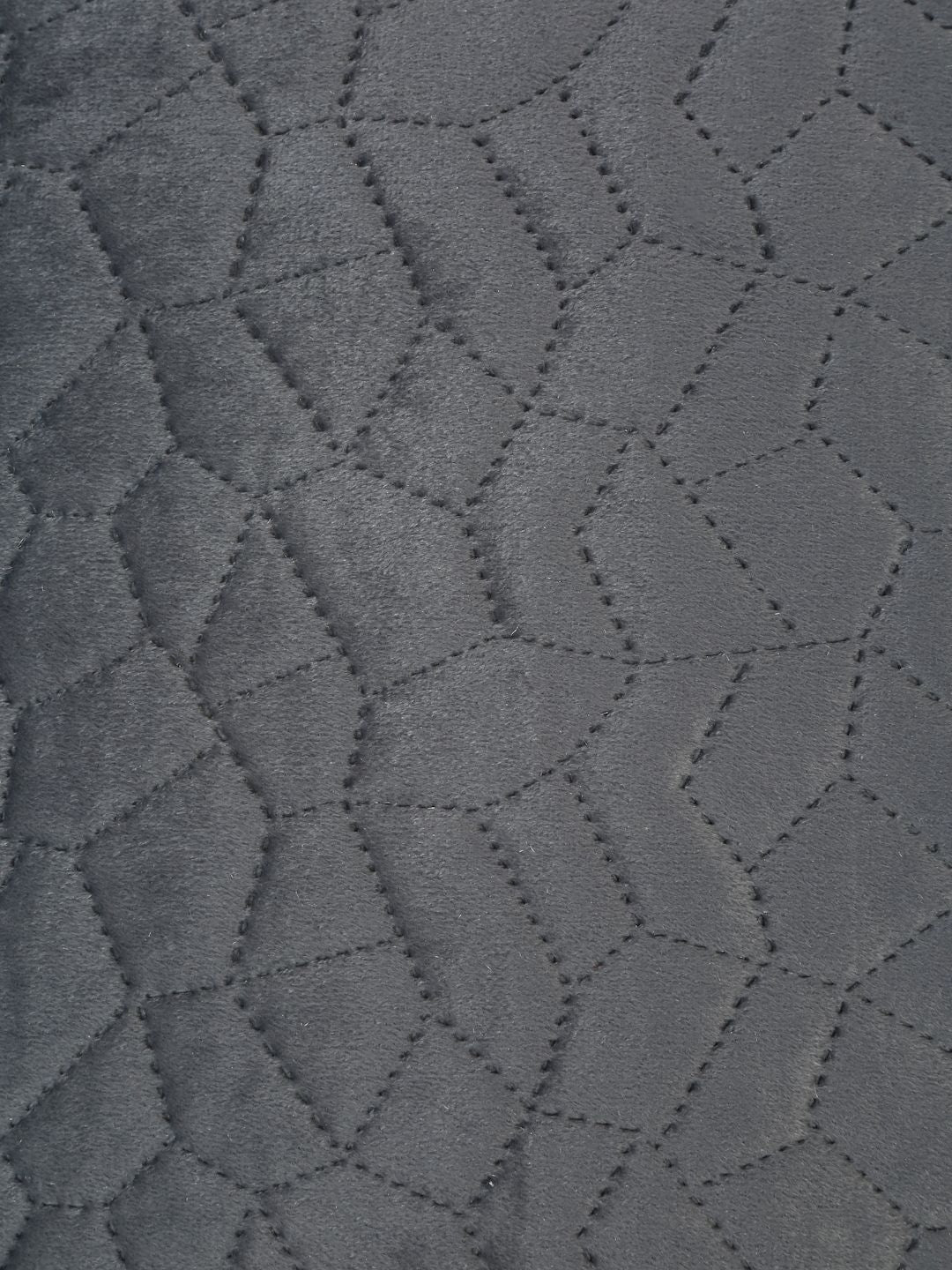 HOSTA HOMES Grey Set of 5 Velvet Square Cushion Covers