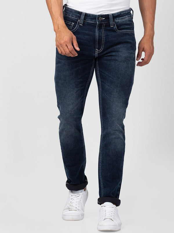 SPYKAR Men Cotton Regular Fit Heavy Fade Jeans