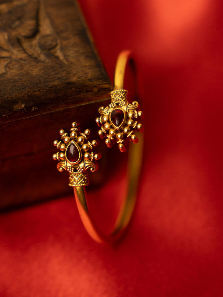 PANASH Wanita Loyang Bersalut Emas Gelang Gaya Bangle