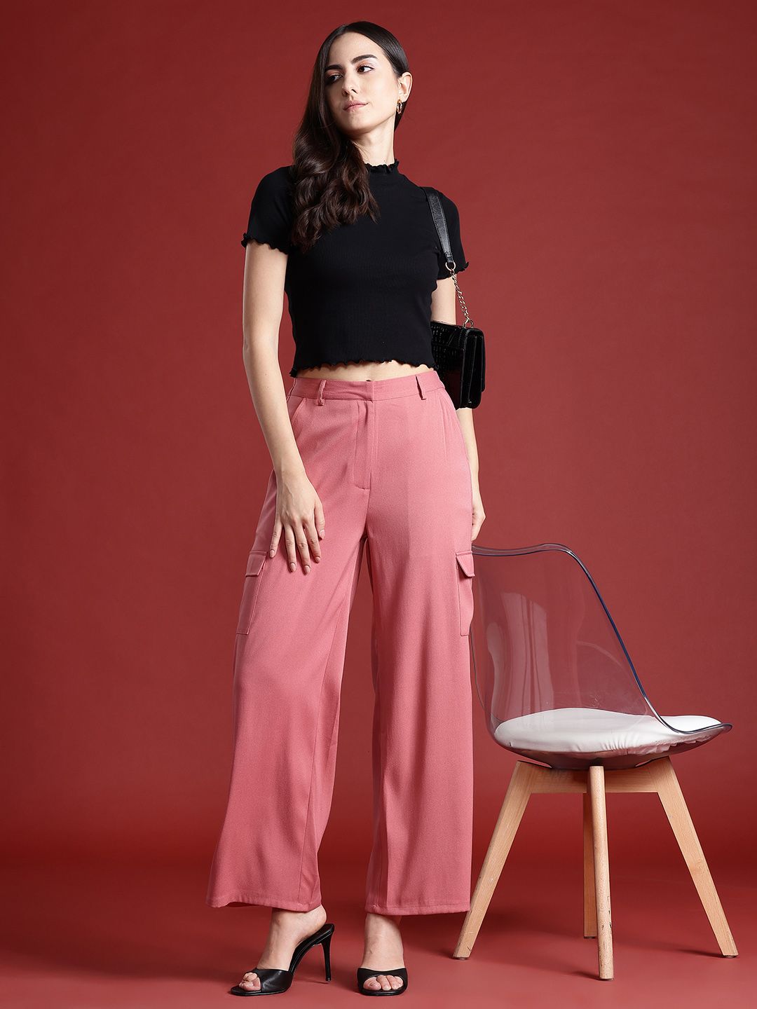 all about you Women Cargo Pockets Trousers