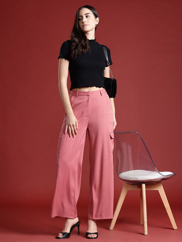 all about you Women Cargo Pockets Trousers