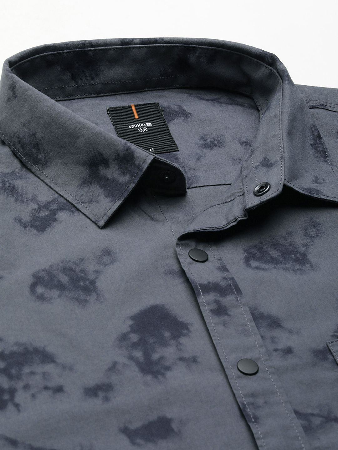 SPYKAR Men Slim Fit Printed Pure Cotton Casual Shirt
