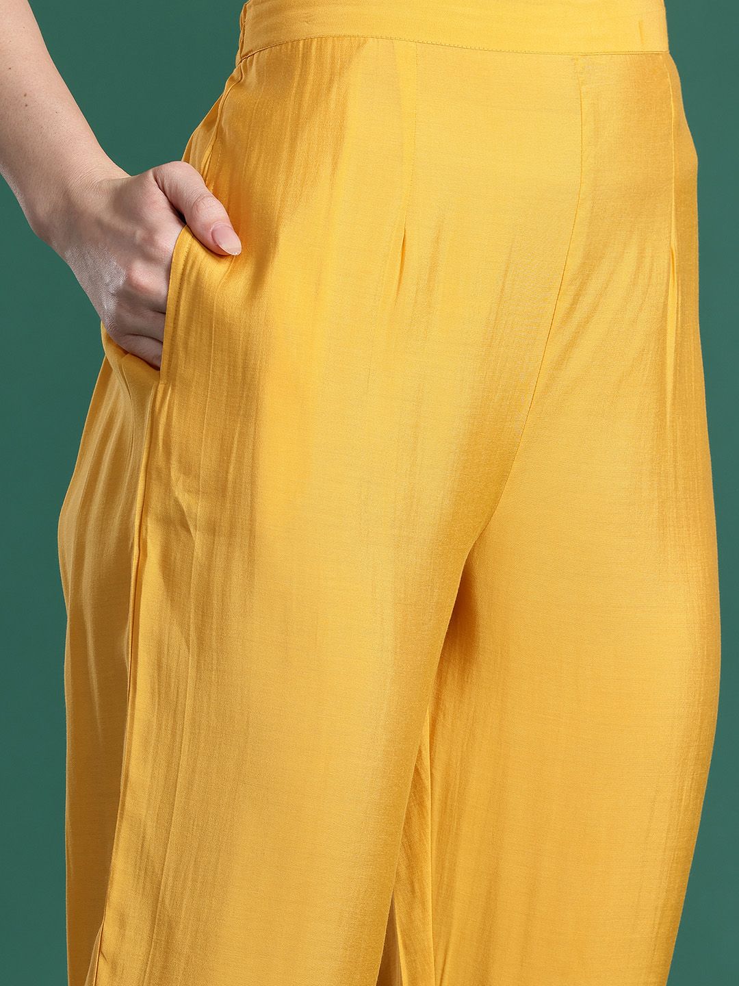 Indo Era Floral Embroidered Thread Work Kurta with Trousers & With Dupatta