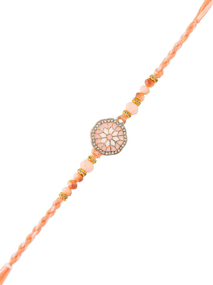 Voylla Lelaki Benang Rekaan Tradisional Rakhi Manik Mutiara