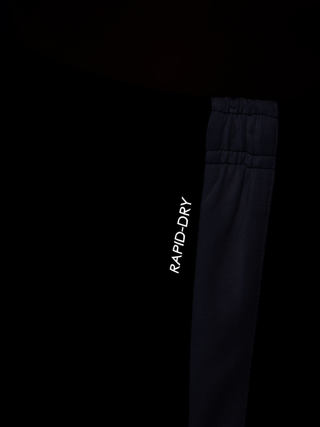 HRX by Hrithik Roshan Men Typography Colourblocked Rapid-Dry Running Shorts