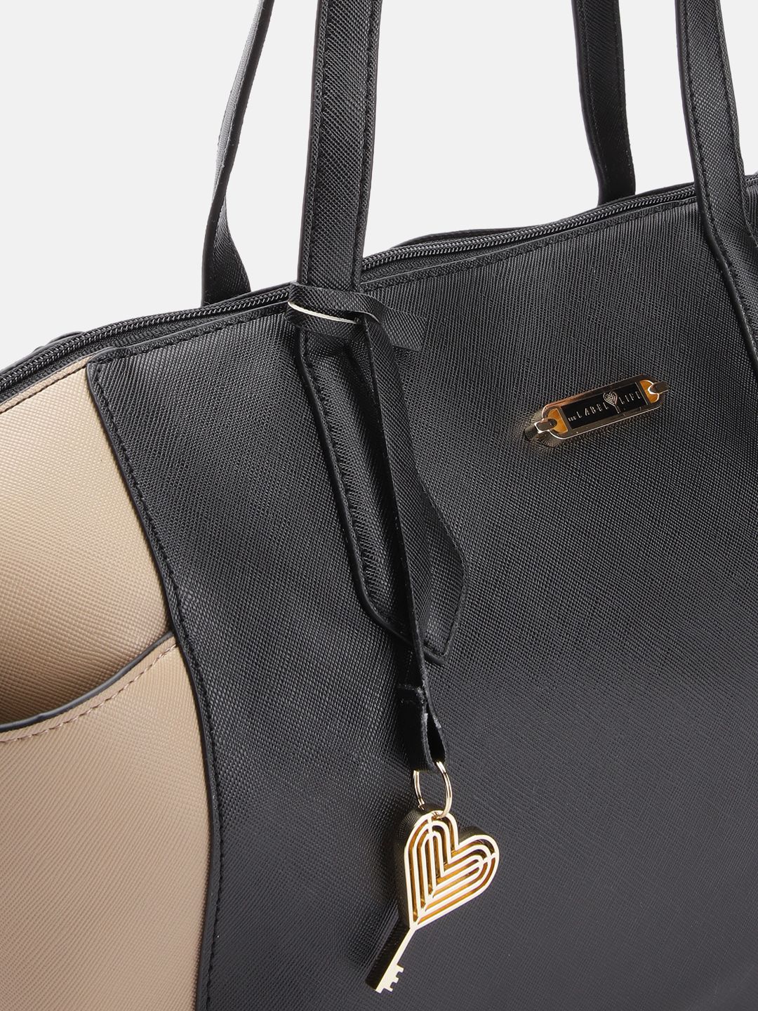 The Label Life Colourblocked Structured Shoulder Bag