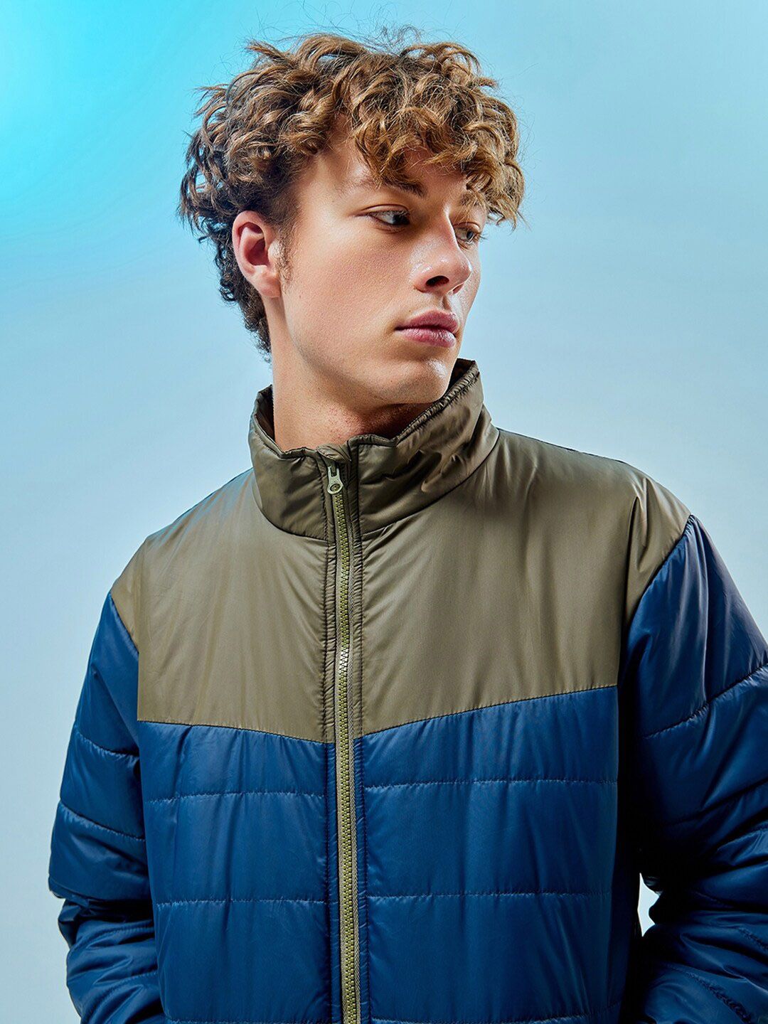 Bewakoof Block Oversized Puffer Jacket
