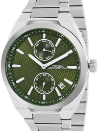 French Connection Men Dial & Stainless Steel Bracelet Style Straps Watch FCH03SM-G