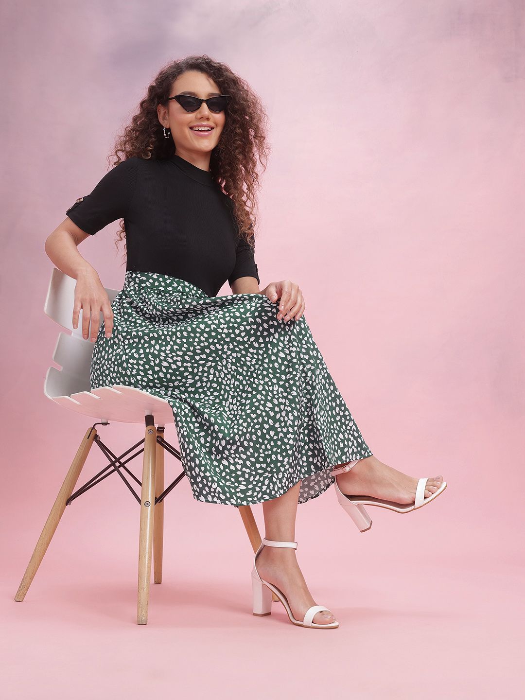 DressBerry Floral A-Line Dress