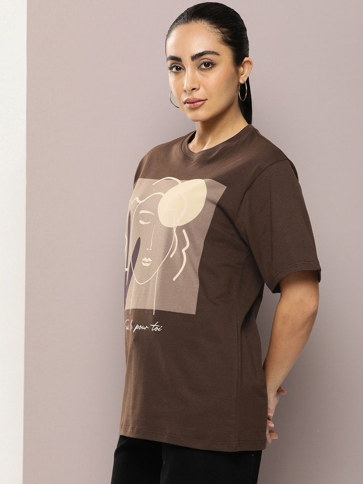 DILLINGER Graphic Printed Oversized Pure Cotton T-shirt