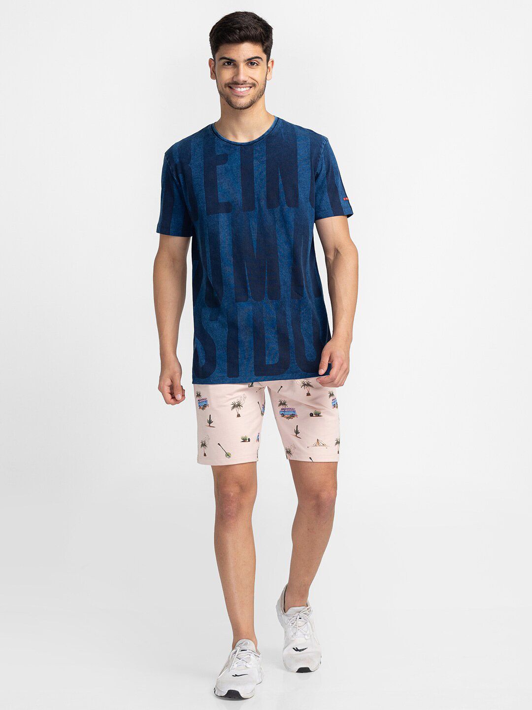 Being Human Typography Printed Cotton T-shirt