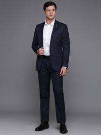 Raymond Men Self Design Single Breasted 2-Piece Formal Suit