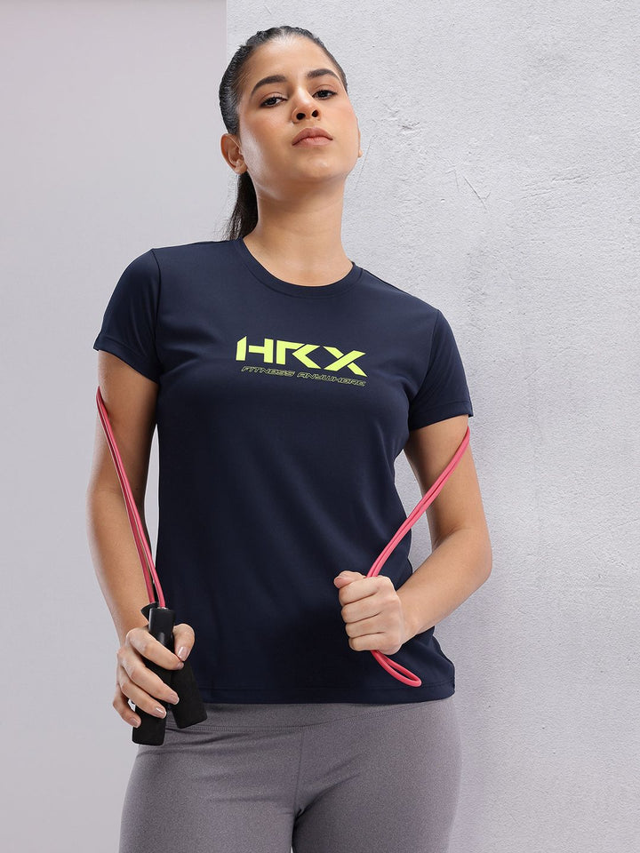 HRX by Hrithik Roshan Printed Rapid-Dry Training T-shirt