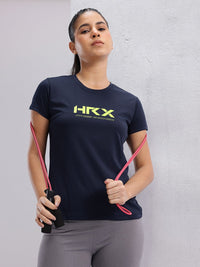 HRX by Hrithik Roshan Printed Rapid-Dry Training T-shirt