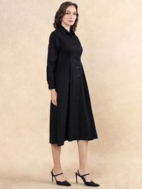 RAREISM Women Fit & Flare Midi Dress