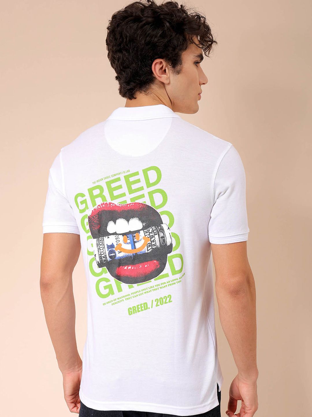 The Indian Garage Co Men Printed Applique T-shirt