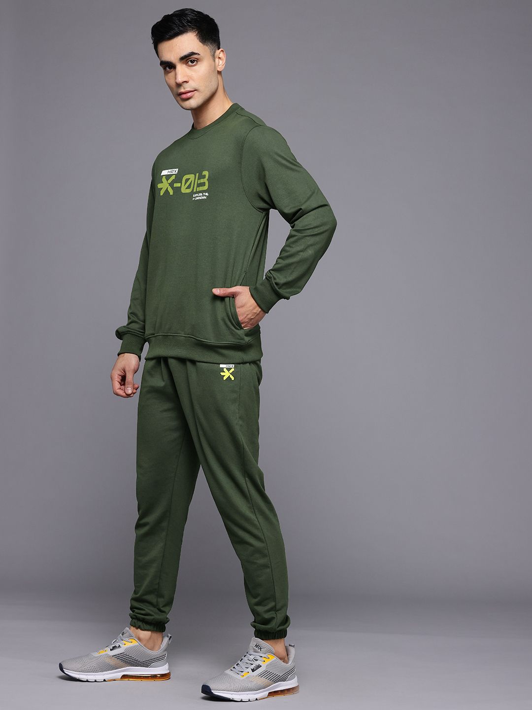 HRX by Hrithik Roshan Printed Lifestyle Tracksuits