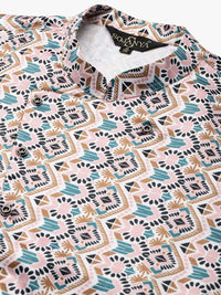 SOJANYA Kurta Solid Biru Lelaki dengan Churidar & Jaket