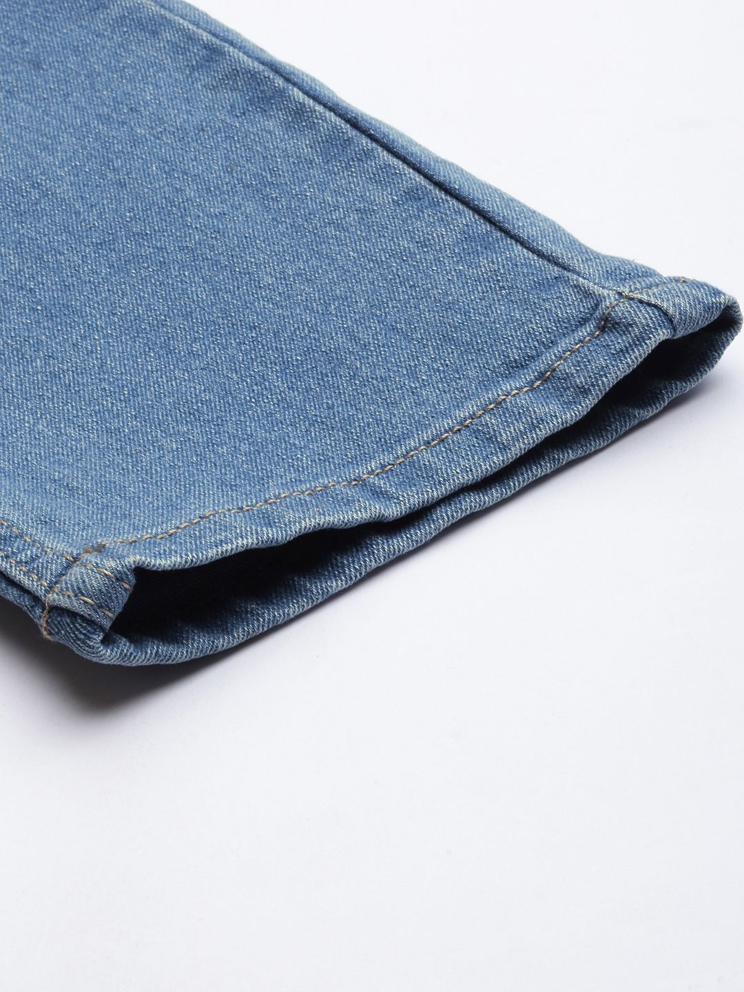 The Indian Garage Co Men Blue Slim Fit Light Fade Acid Wash Stretchable Jeans