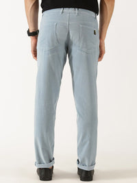 Thomas Scott Men Regular Fit Corduroy Chinos Trousers